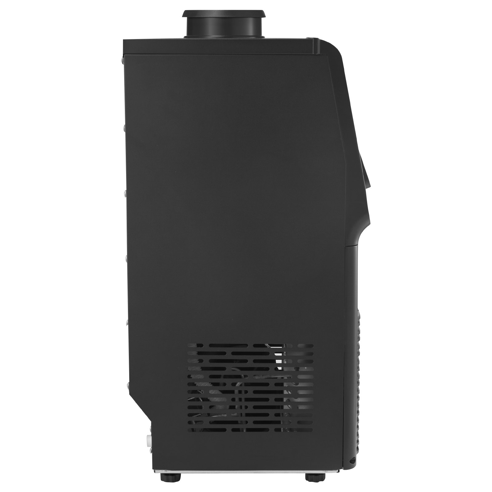 VEVOR Máquina para Fabricar Hielo 31,75 kg/24 h con Capacidad de Almacenamiento de 5,44 kg 36 Cubitos de Hielo en 15 Minutos Pantalla Digital LED Autolimpiante Independiente para Bar, Restaurante