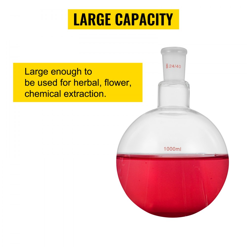 VEVOR VEVOR Kit 32 piezas Laboratorio Cristalería Laboratorio de Química Orgánica Cristalería Kit Lab Cristalería Kit de Vidrio de Laboratorio