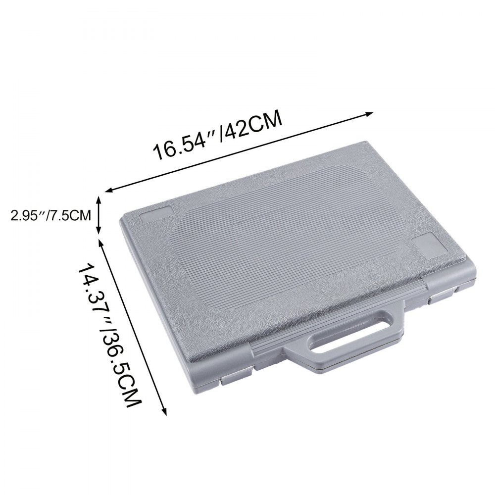 Vevor Juego De Machos Y Terrajas Para Roscar Metal 45 Piezas Tamaños Diversos