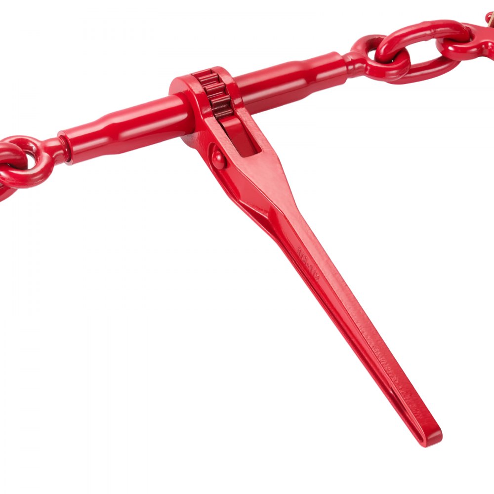 VEVOR Kit de cadena y aglutinante 10-13 mm aglutinantes de carga con trinquete 4,18 T de fuerza de trabajo aglutinantes y cadenas de trinquete con ganchos G70 10mm x 3m para camión, amarre, transporte