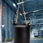 VEVOR Cadena de Brida en V Cadena de Remolque de Brida de Grado de Transporte 80 Resistencia a la Rotura 4,2 T con Ganchos T 10 x 6 cm J 38 x 15 cm Conector de Eslabón de Pera Acortadores de Cadena