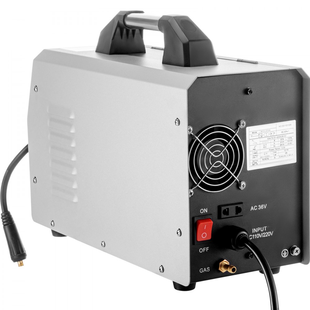Vevor 6 En 1 Soldador Inversor Mig-180 Máquina De Soldadura Igbt Sig/tig/mma