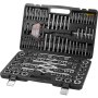 VEVOR 116-piece machine tap and die set, core drill, thread cutting set made of bearing steel, including 51 taps and 51 dies (metric/imperial).