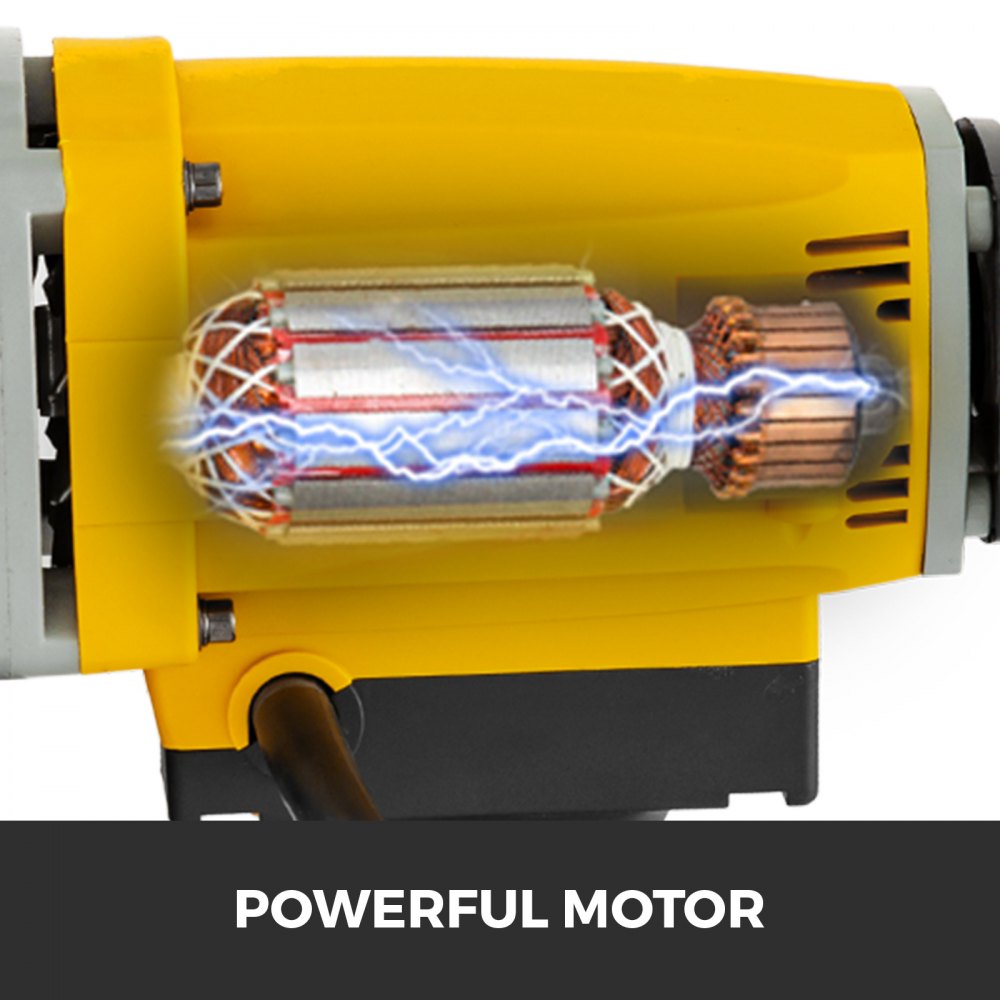 VEVOR Taladro Percutor 2180 W Máquina Perforadora con Núcleo con Diámetro de Perforación 130 mm Taladradora de Percusión con Maletín Taladro de Nucleos