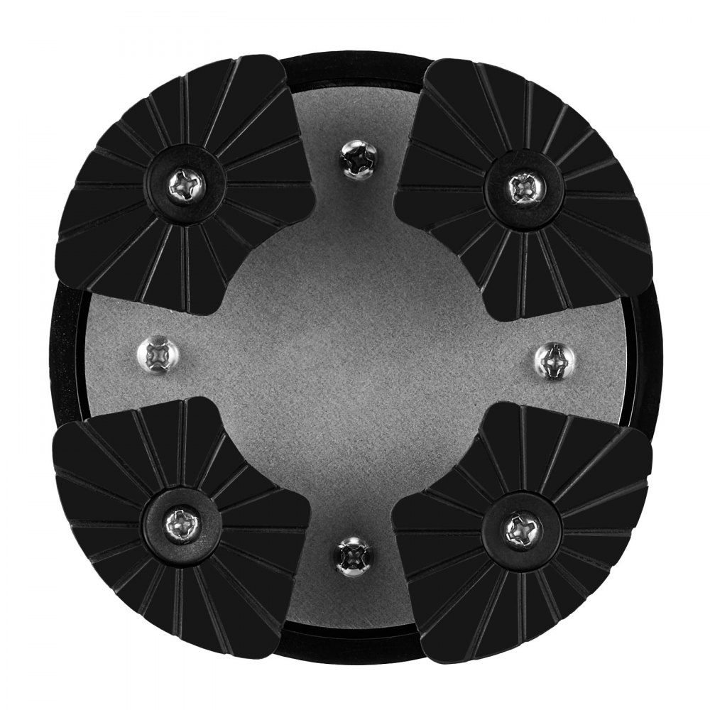 VEVOR Bastón Plegable, con Altura Ajustable de 8 Niveles, Base Pivotante de 4 Puntas, Ligero y Portátil, de Aluminio, para Personas Mayores, Carga de 113 kg(Morado), 130 x 100 x (770 a 945) mm