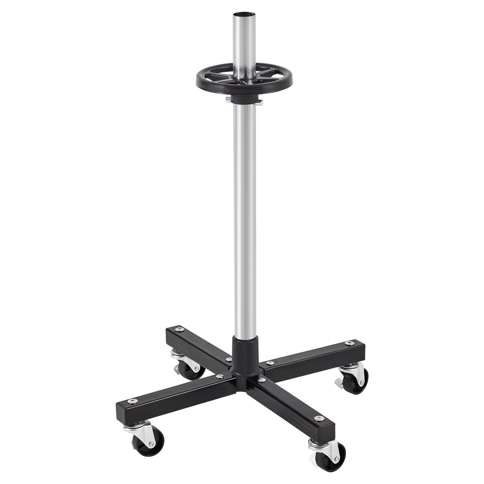 VEVOR Soporte para Neumáticos con Ruedas, Soporte para Neumáticos de Acero Resistente para 4 Neumáticos con Llantas, que Ahorra Espacio para Neumáticos, para Talleres de Garaje, 460 x 460 x 1160 mm