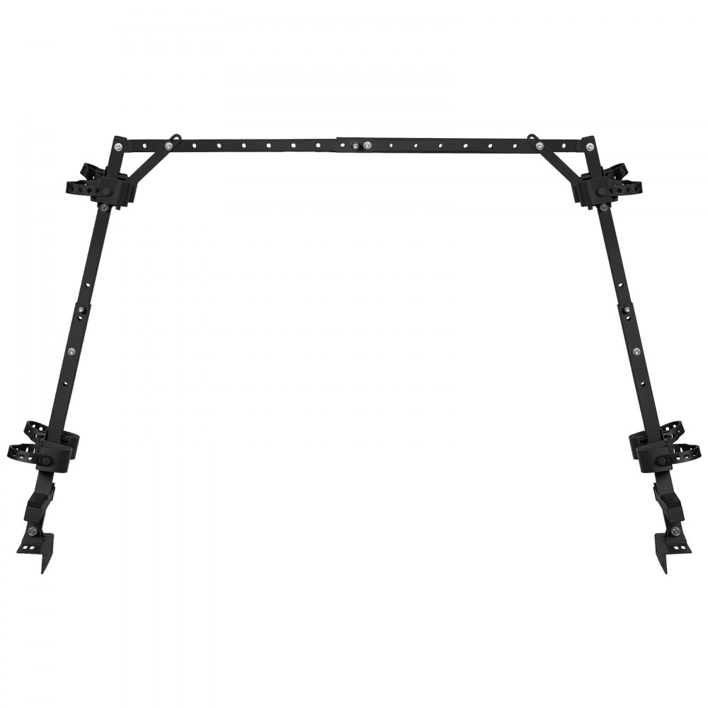 VEVOR Soporte de Herramientas de Caza para Caja de Carga de UTV, de Acero Aleado, Longitud Ajustable 650-1045 mm, Altura 720-930 mm, Compatible con Carrito de Golf Polaris Ranger General Pioneer