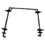 VEVOR Soporte de Herramientas de Caza para Caja de Carga de UTV, de Acero Aleado, Longitud Ajustable 650-1045 mm, Altura 720-930 mm, Compatible con Carrito de Golf Polaris Ranger General Pioneer