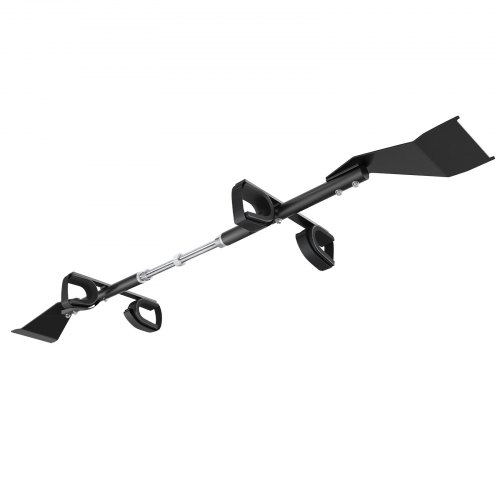 VEVOR Soporte de Herramientas de Caza, para Montaje en Techo, 1219-1448 mm, para Camionetas y SUV de Doble Cabina con Pilar Central, No Requiere Perforación, Maximiza el Espacio Interior, con Correa