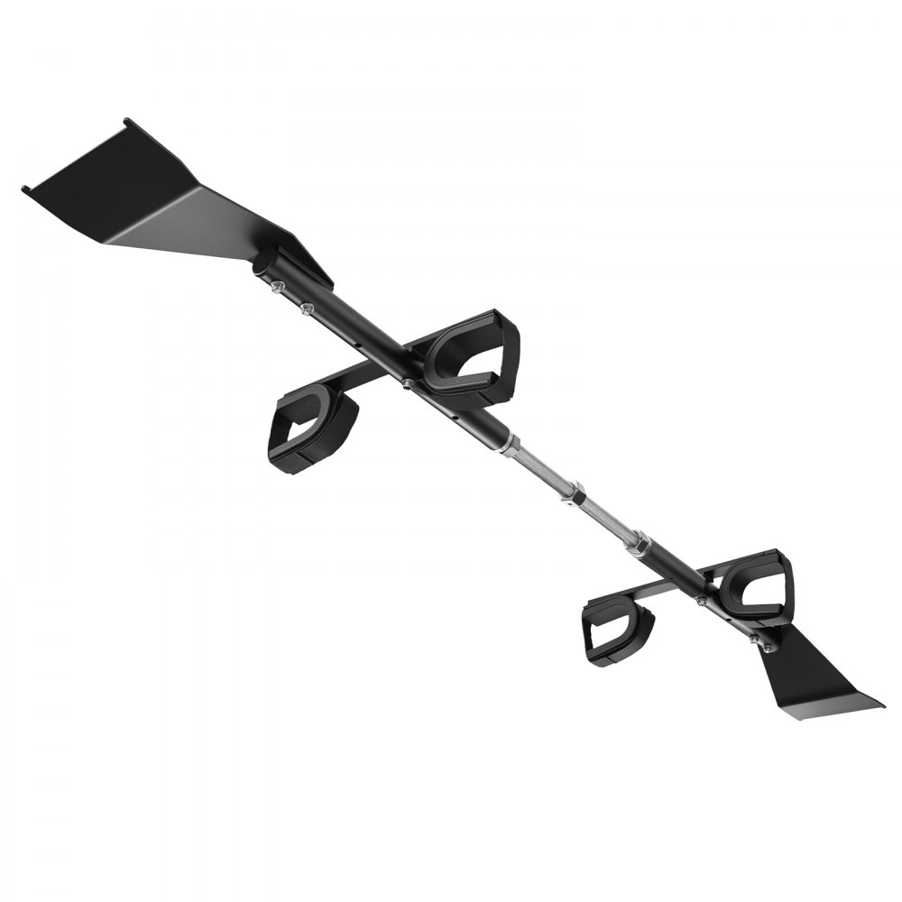 VEVOR Soporte de Herramientas de Caza, para Montaje en Techo, 1219-1448 mm, para Camionetas y SUV de Doble Cabina con Pilar Central, No Requiere Perforación, Maximiza el Espacio Interior, con Correa