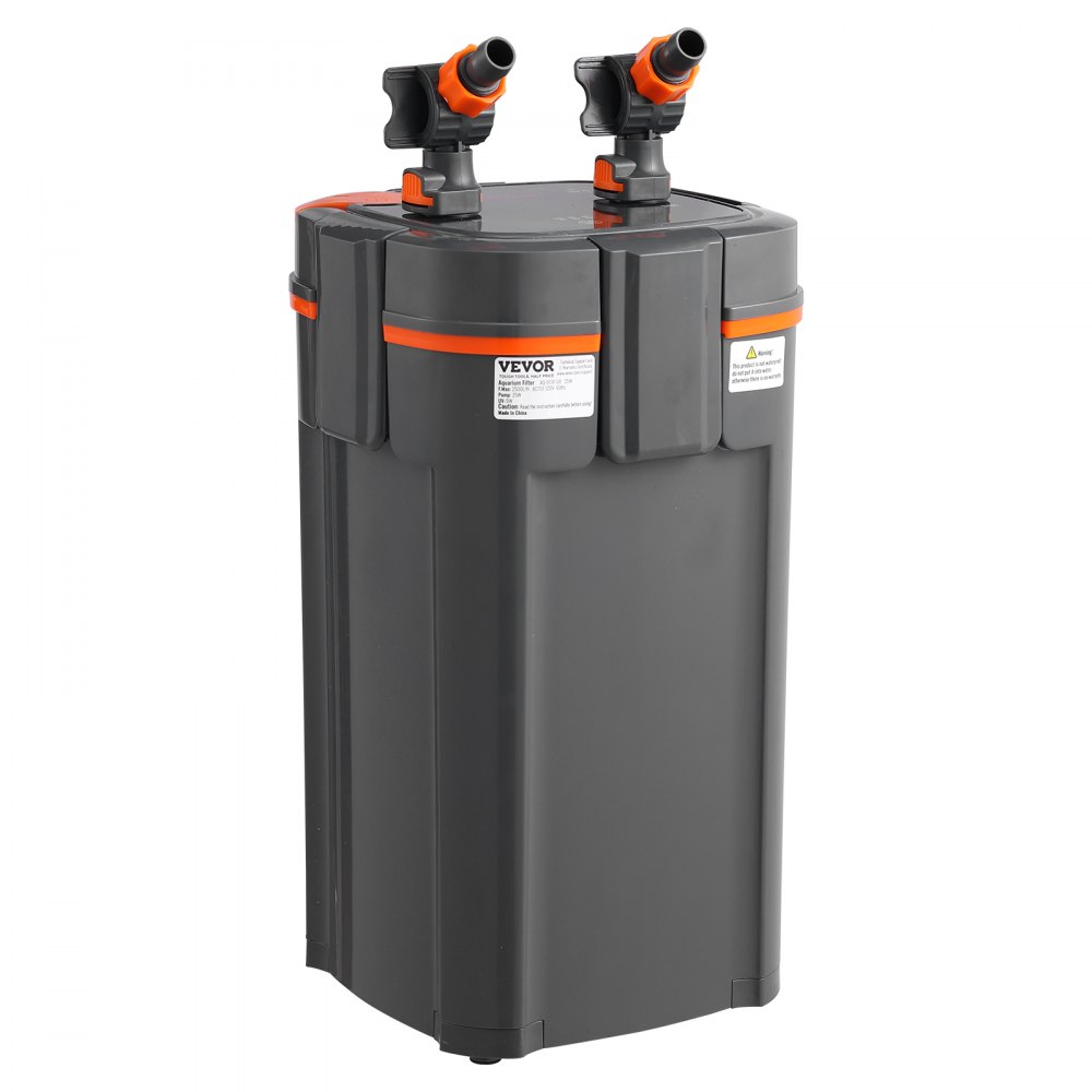 VEVOR Aquarium Filter 396 GPH, 4-stage canister filter 120 gallons, extremely quiet internal aquarium filter with UV protection, submersible multi-function power filter for aquariums, 15 W