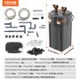 VEVOR Aquarium Filter 528 GPH, 5-stage canister filter 757.1 L, extremely quiet internal aquarium filter with UV protection, submersible multi-functional power filter for aquariums, 20 W