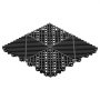 VEVOR Interlocking Drainage Mats, 310 x 310 mm, Modular Garage Flooring Tiles, Non-Slip PP Drainage Floor Tiles, Self-Draining, Easy Installation, for Bathroom, Kitchen, Pool & Outdoor, Black, 50 Pack