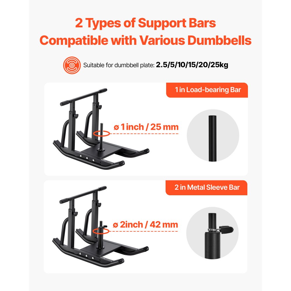 VEVOR Trineo de Entrenamiento Físico para Mejorar la Velocidad en Ejercicios Atléticos, con Mango en Forma T de Altura Ajustable, Compatible con Discos de Pesas de 25/51 mm, Negro, Acero Q235