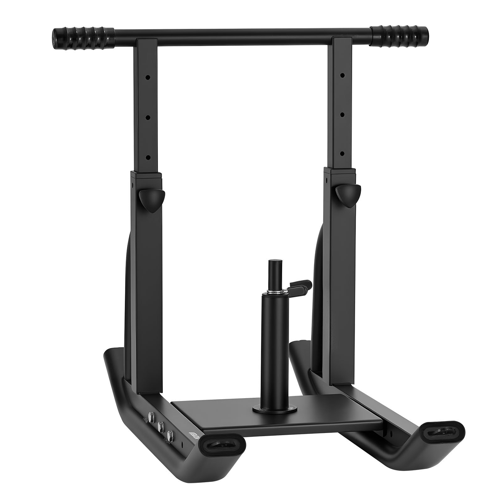 VEVOR Trineo de Entrenamiento Físico para Mejorar la Velocidad en Ejercicios Atléticos, con Mango en Forma T de Altura Ajustable, Compatible con Discos de Pesas de 25/51 mm, Negro, Acero Q235
