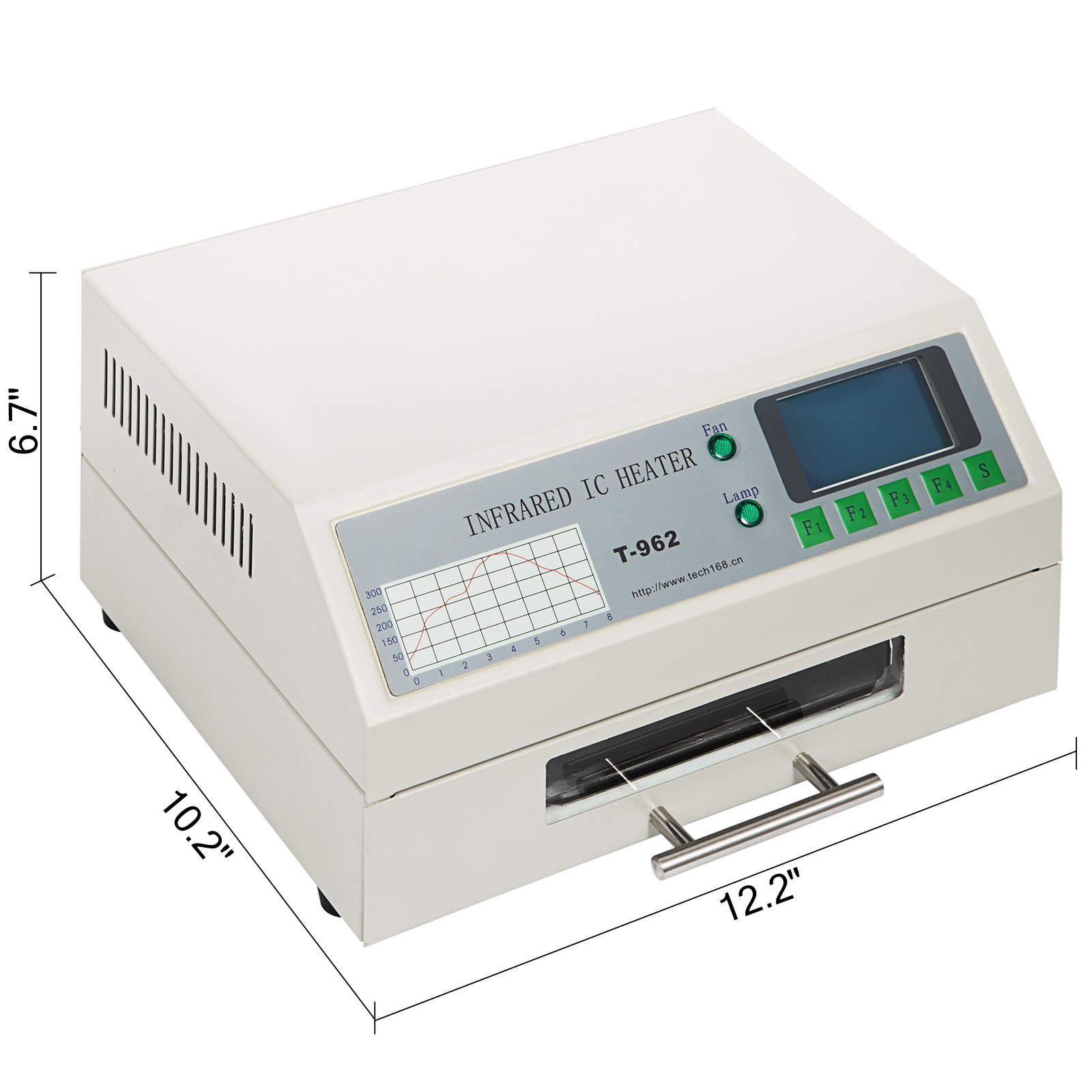 T962 Soldador Por Reflujo Infrarrojo Smd Bga 800w Calentador De Reflujo
