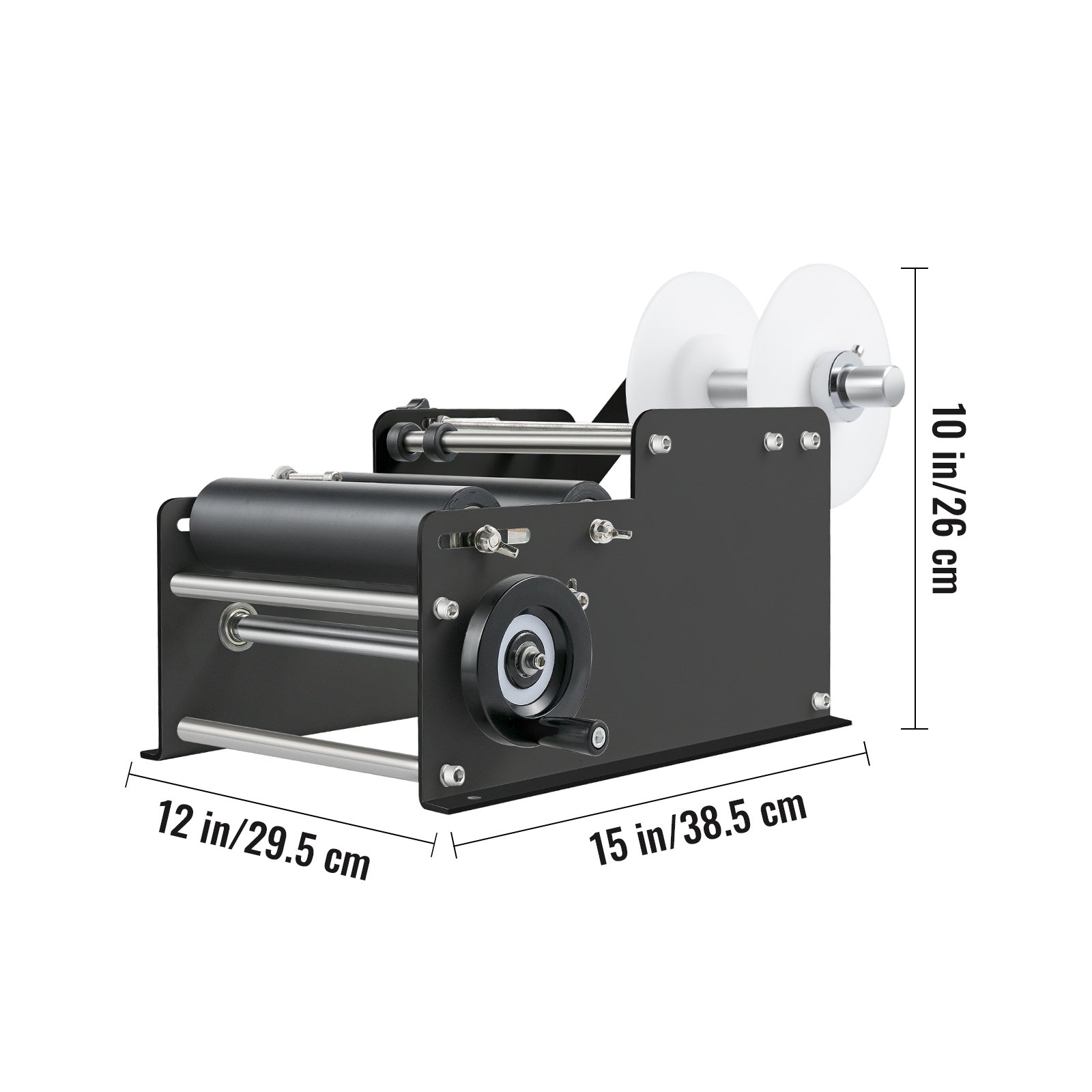 Vevor Máquina De Etiquetador De Botellas Etiquetador Manual 10-30 Pcs/min Negro