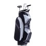 VEVOR Golf Cart Bag with 14-Way Top Organizer Divider, 36-Inch Premium Nylon Cart Bag with Multiple Pockets, Durable Golf Bags with Handles, Dust Cover, and Detachable Straps for Men and Women, Black Color Block Design