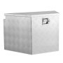 VEVOR Caja de Herramientas para Remolque de Aluminio, 838 x 483 x 457 mm, Caja de Transporte de Gran Capacidad, Alta Resistencia, con Cerradura y Llaves para Camioneta RV Todoterreno Autocaravana SUV