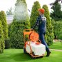 VEVOR Pulverizador de Césped con Ruedas, Presión Ajustable 0-90 PSI, Pulverizador con Tanque de 60 L con 8 Boquillas, 2 Varitas, Tapa de Boca Ancha para Jardín, Desmalezado, Pulverización