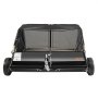 VEVOR Barredora de Césped de Remolque Ancho de 127 cm, Recolector de Hojas para Césped, Barredora Remolcable para Tractor Resistente con Altura de Barrido Ajustable para Patio, Granja, Aceras