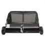VEVOR Barredora de Césped de Remolque Ancho de 111,8 cm, Recolector de Hojas Capacidad de 7,6 m³, Barredora Remolcable para Tractor Resistente con Altura de Barrido Ajustable para Patio, Granja