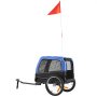 VEVOR Remolque de Bicicleta para Perros, Carga de 45 kg, Carrito Portabicicletas Plegable para Perros Pequeños/Medianos con Rueda de Liberación Rápida, Enganche Universal, Reflector y Correa Interior
