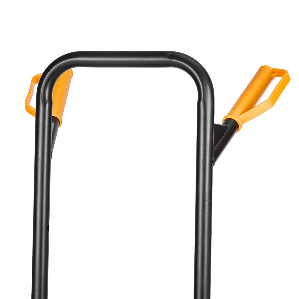 VEVOR Stair Climbing Hand Truck, Stacking Hand Truck; Transport Cart with a Load Capacity of 200 kg, Transport Cart with Double Handle, 6 Wheels & 2 Elastic Ropes for Home, Office, Shopping, Moving, Warehouse