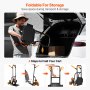 VEVOR Carro para Subir Escaleras Carretilla de Mano Plegable 200 kg 6 Ruedas