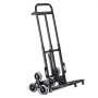 VEVOR Carro de Escalera 208 kg Carretilla de Mano Plegable para Subir Escaleras con Doble Asa, 6 Ruedas, 2 Cuerdas Elásticas, para Transporte, Almacén, Aeropuerto, Centro Comercial, Mudanzas, Oficina