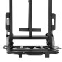 VEVOR Carro de Escalera 208 kg Carretilla de Mano Plegable para Subir Escaleras con Doble Asa, 6 Ruedas, 2 Cuerdas Elásticas, para Transporte, Almacén, Aeropuerto, Centro Comercial, Mudanzas, Oficina