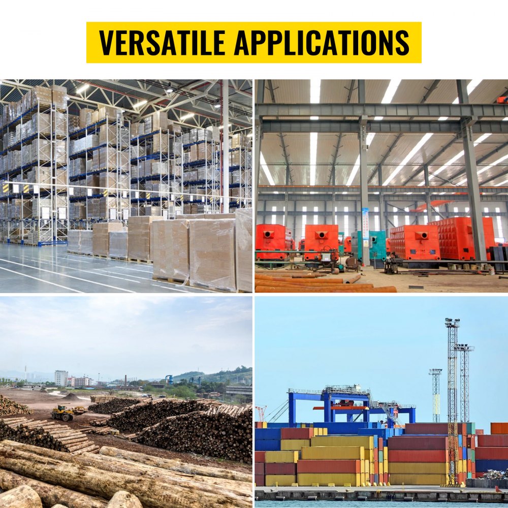 VEVOR Plataforma con Ruedas para Transporte 55 galones, Plataforma con Ruedas de Material Acero Q235, Base con 5 Ruedas, Soporte Rodante Color Gris, Carros Transporte de 9 kg para Talleres y Almacenes