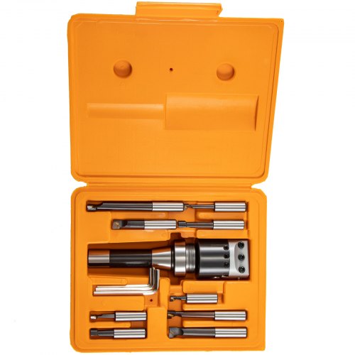 Cabeza Mandrinar 2" R8 Punta Carburo De Vástago 1/2 " Juego Barra De Mandrinar