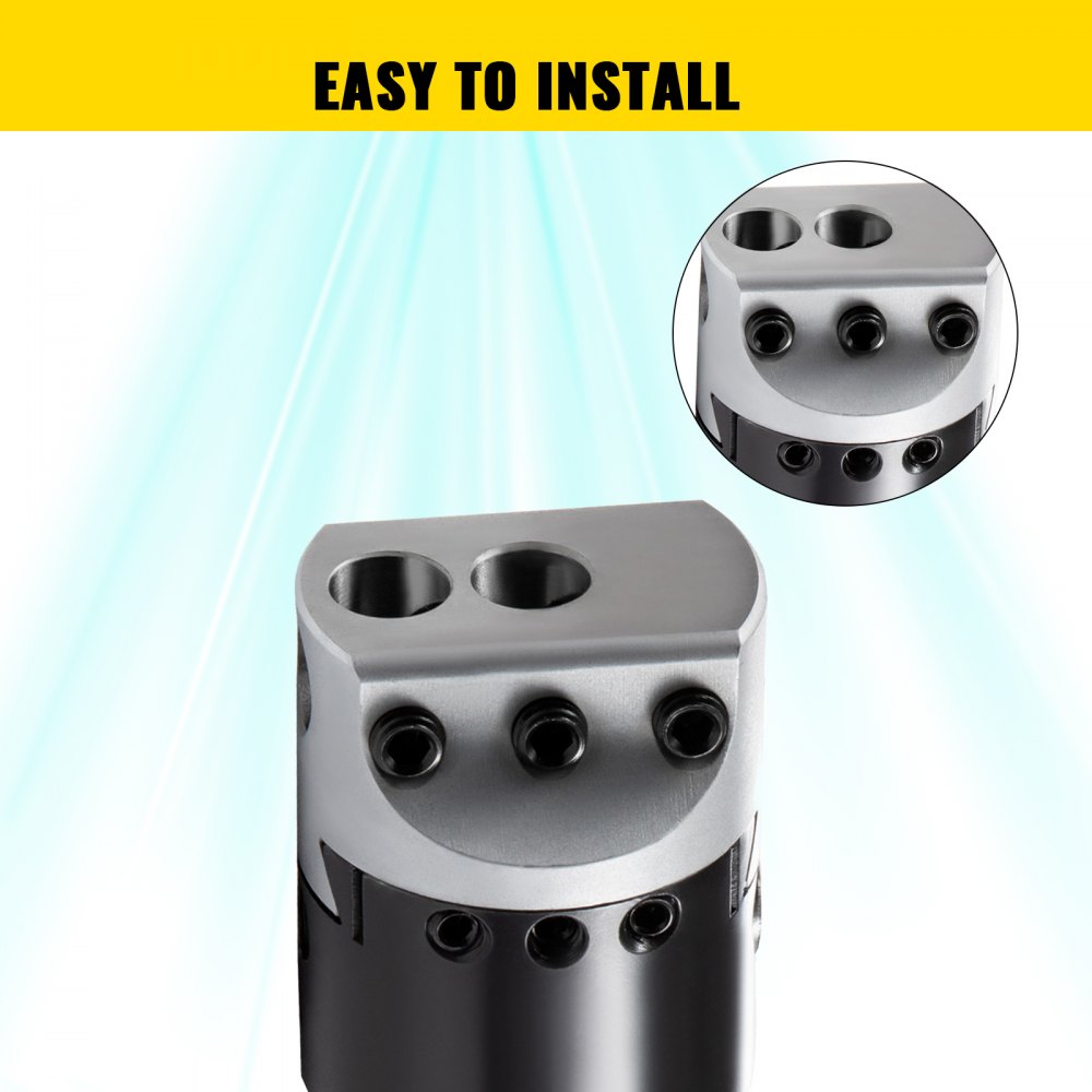 Cabezal De Mandrinar 3''r8 Vástago 12pcs 3/4''barras De Mandrinar Portátil