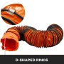 Manguera Flexible de PVC 25FT para El Ventilador de Escape de 10 Pulgadas