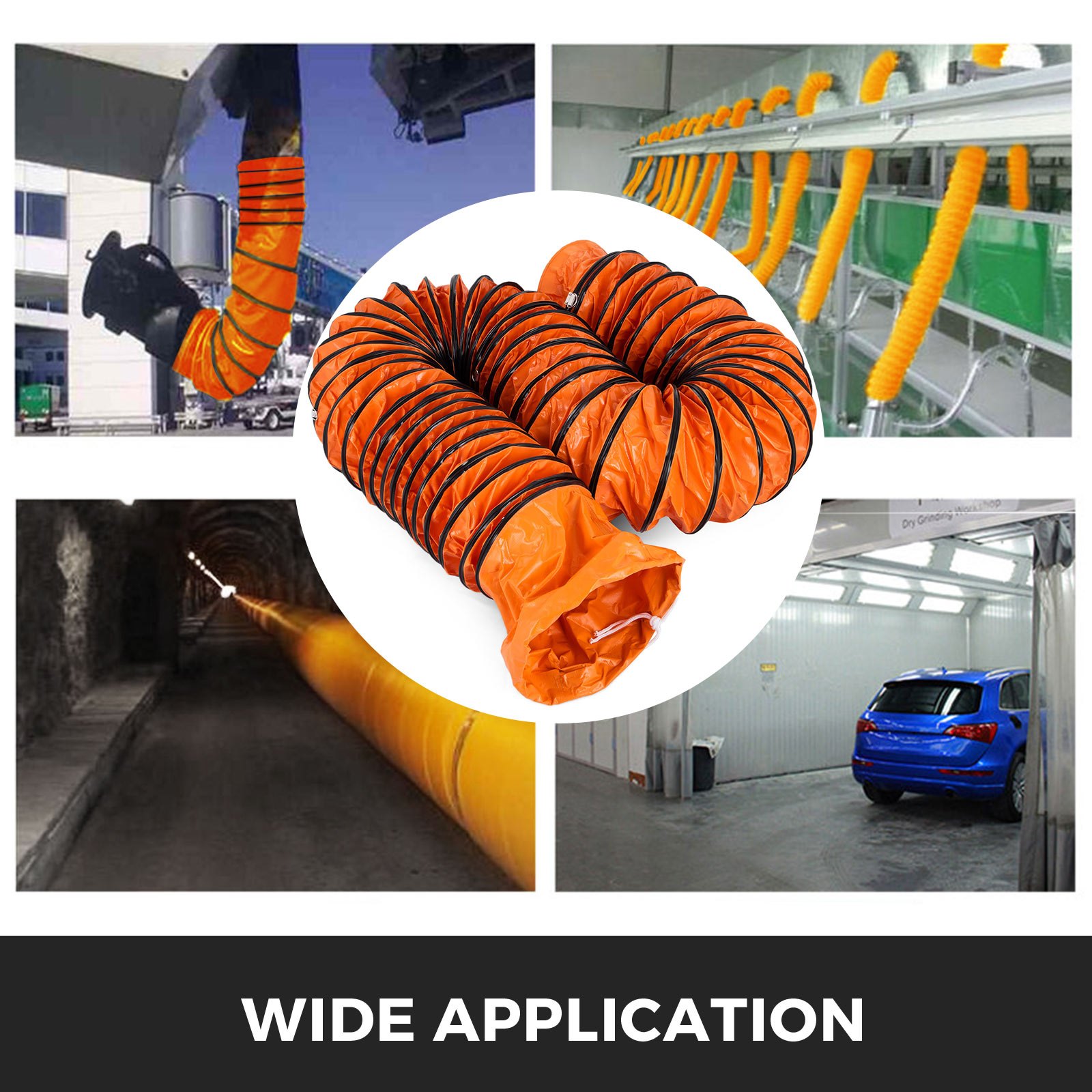 Manguera De Pvc Flexible 25 Pies L φ10 Pulgadas 7.6m Rápido Conexión Rápida
