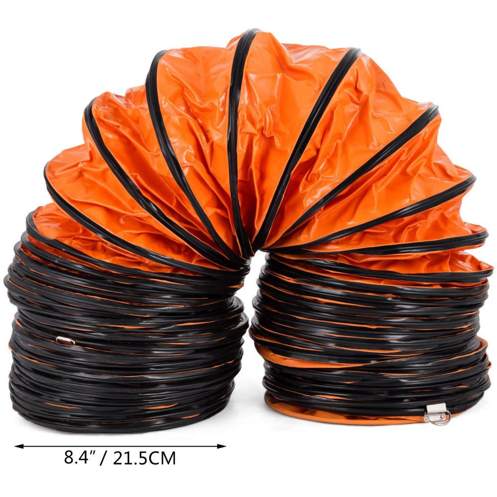 5m 16ft Pvc Tubo De Conducto Flexible Ventilación Jardinería Incombustible