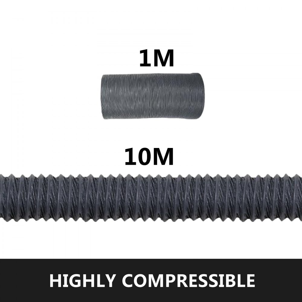 Manguera Flexible De Pvc Conducto Para Ventilador De Escape De 100mm Tubo Suave