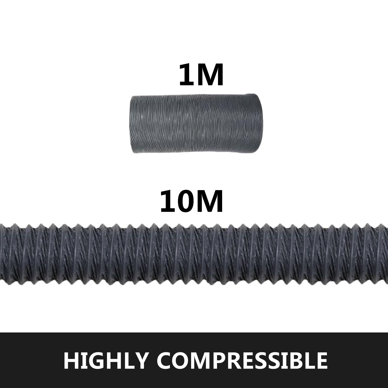 Manguera Flexible De Pvc Conducto Para Ventilador De Escape De 100mm Tubo Suave