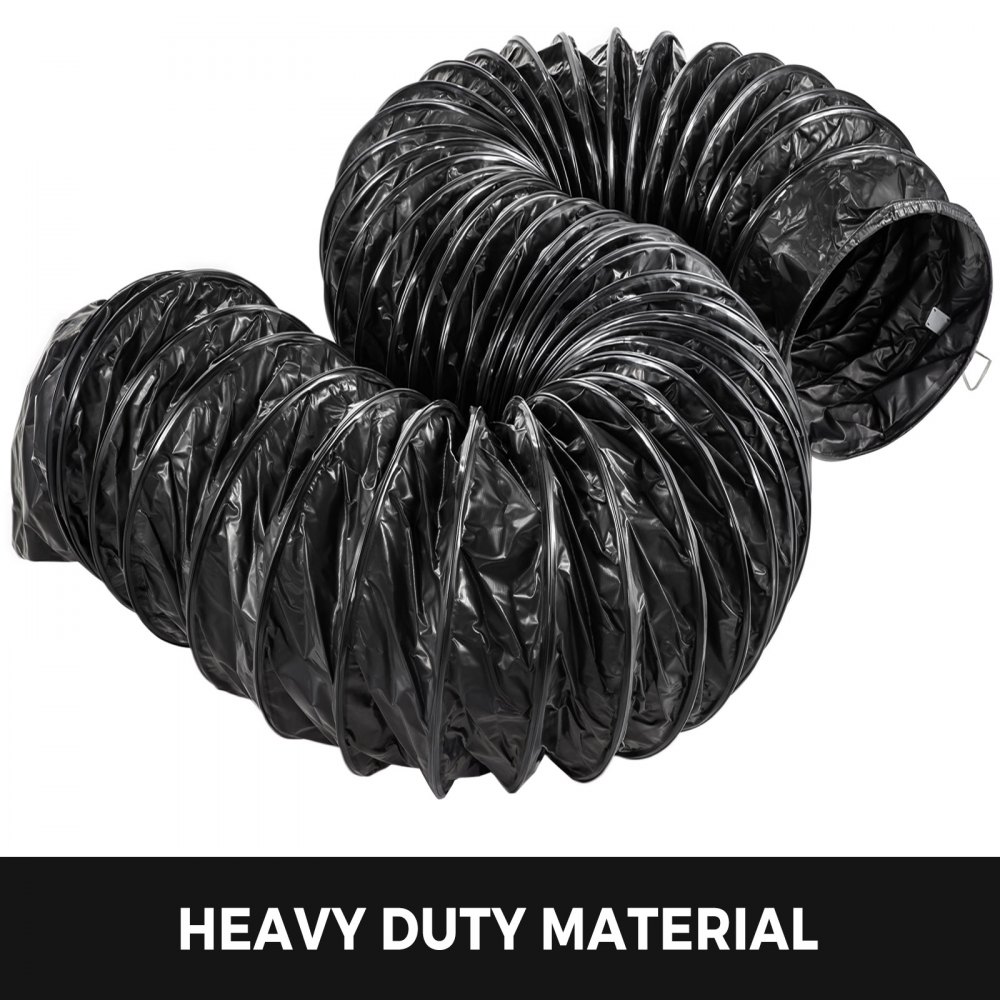 Manguera De Ventilación A Prueba De Explosiones 7.6m Conducto Pvc Diámetro 407mm
