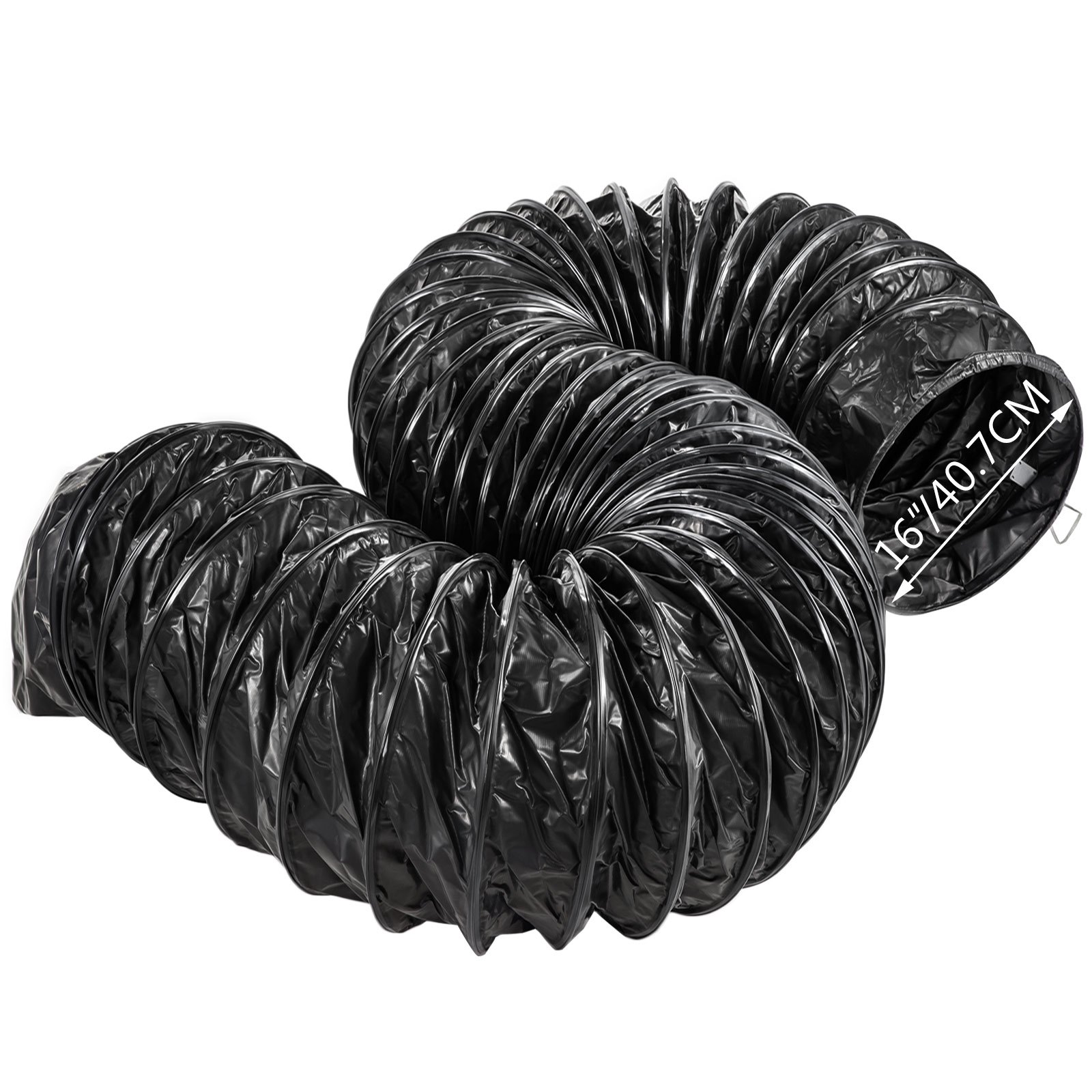 Manguera De Ventilación A Prueba De Explosiones 7.6m Conducto Pvc Diámetro 407mm