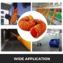 Manguera Del Ventilador Conducto De Pvc Industrial Manguera Flexible 7.6m φ560mm