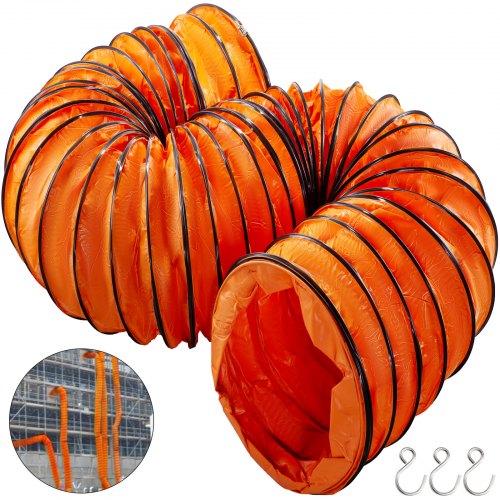Manguera De Pvc Flexible De 7.6m Para Ventilador De Escape De 700mm De Diámetro