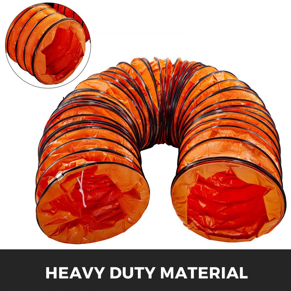 Manguera De Pvc Flexible De 7.6m Para Ventilador De Escape De 700mm De Diámetro
