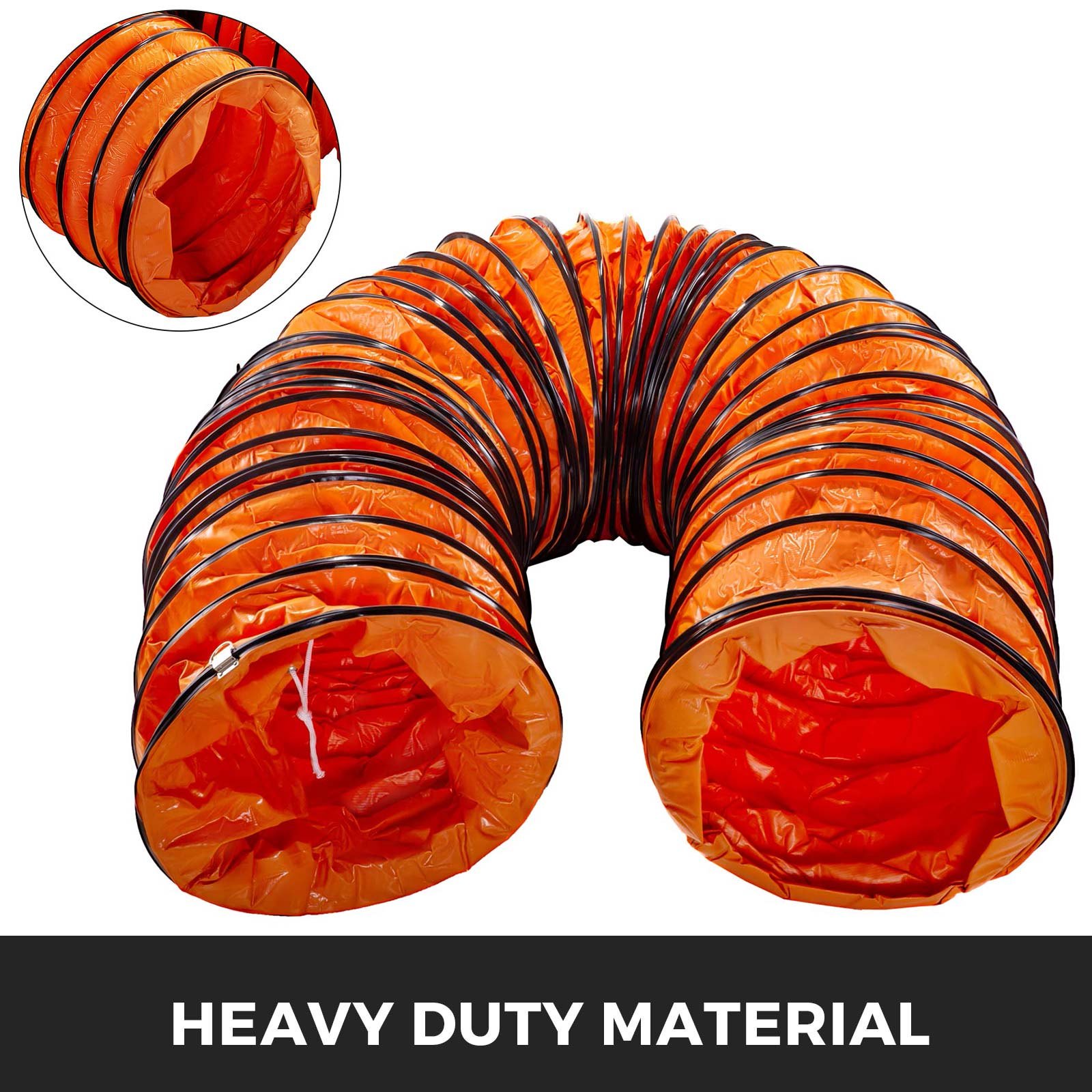 Manguera De Pvc Flexible De 7.6m Para Ventilador De Escape De 700mm De Diámetro