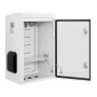 VEVOR Caja de Distribución Eléctrica de Acero Laminado en Frío, Armario de Distribución Impermeable con Termostato y Ventilador, Placa de Montaje, Carcasa Abatible, Montaje en Pared, 40 x 30 x 60 cm