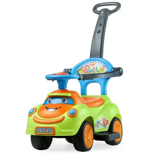 VEVOR Coche de Empuje para Montar, Andador de 830 x 420 x 880 mm con Barandilla, Asa y Espacio de Almacenamiento Bajo el Asiento, Capacidad de Carga de 25 kg, para Niños de 19 a 36 Meses