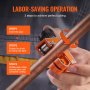 VEVOR Mini cortador de tubos de cobre, 1/8" - 1-1/8" herramienta de corte de tubos compacto de alta resistencia con hoja SKD de alta velocidad para cobre, aluminio, galvanizado, tubos de plástico