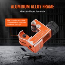 VEVOR Mini cortador de tubos de cobre, 1/8" - 1-1/8" herramienta de corte de tubos compacto de alta resistencia con hoja SKD de alta velocidad para cobre, aluminio, galvanizado, tubos de plástico