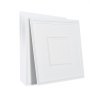 VEVOR Ceiling Tiles, 12-Pack 24 x 24 in, Drop Ceiling Tiles Premium PVC Sheet, Easy Installation/ Cutting Plastic Glue-up Ceiling Tile, Ceiling Covering for Home/Office Decoration, White Geometric